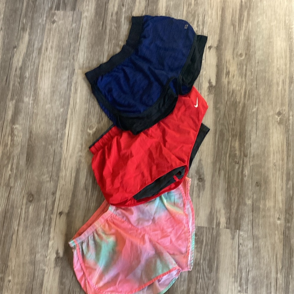 Three Pairs Of Size Small Running Shorts Multicol… - image 1